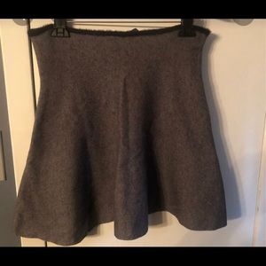 Grey Zara knit skirt